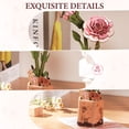 thumbnail image 4 of Craft Kit ROBOTIME, rompecabezas de flores 3D con forma de clavel rosa para adulto, 4 of 7