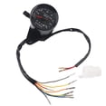thumbnail image 1 of SUTENGDA Motorcycle Odometer  Screen Motorcycle Odometer  Digital Odo-Meter Electric Motor Bike Tachometer LED Backlight 12 V Motorcycle Dual Odometer Speedometer Gauge Kit Cafe Racer, 1 of 9