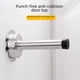 thumbnail image 1 of Tope de goma para puerta anticolisión de acero inoxidable, barrera para puerta montada en la pared, tope de puerta extendido sin perforaciones, 1 of 5