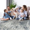 thumbnail image 6 of 8x10 Area Rugs For Living Room Rug Washable: Modern Large Dining Bedroom Carpet Non Slip 8 By 10 Indoor Abstract Home Office Blue Grey, 6 of 8