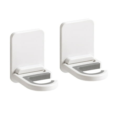 

Tarmeek 2 Pcs Self Adhesive Mop Broom Organizer Holders Wall Mounted Heavy Duty for Mop Broom Umbrella Bathroom Organizer Storage Rack for Living Room Cleaning and Organization