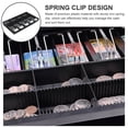 thumbnail image 4 of Raindrops Cash Register Tray Black Plastic Multi Grid Money Organizer for Store and Business, 4 of 5