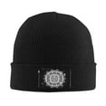 thumbnail image 2 of ZICANCN Knit Beanie Hat-Kaleidoscope Geometric Winter Cap Soft Warm Classic Hats for Men Women Lines Datura, 2 of 8