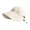 white, variant on Cotton Wide Floppy Sun Hat for Women - Breathable Foldable Wide Brim Baseball Cap for Beach & Outdoor Activities