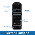 thumbnail image 3 of Unique Bargains Power Window Switch No.971959858E Window Control Switch for Porsche Panamera 2017-2020 Black, 3 of 7