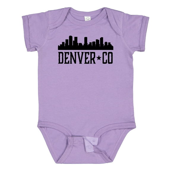 Inktastic Denver Colorado City Skyline Boys or Girls Baby Bodysuit