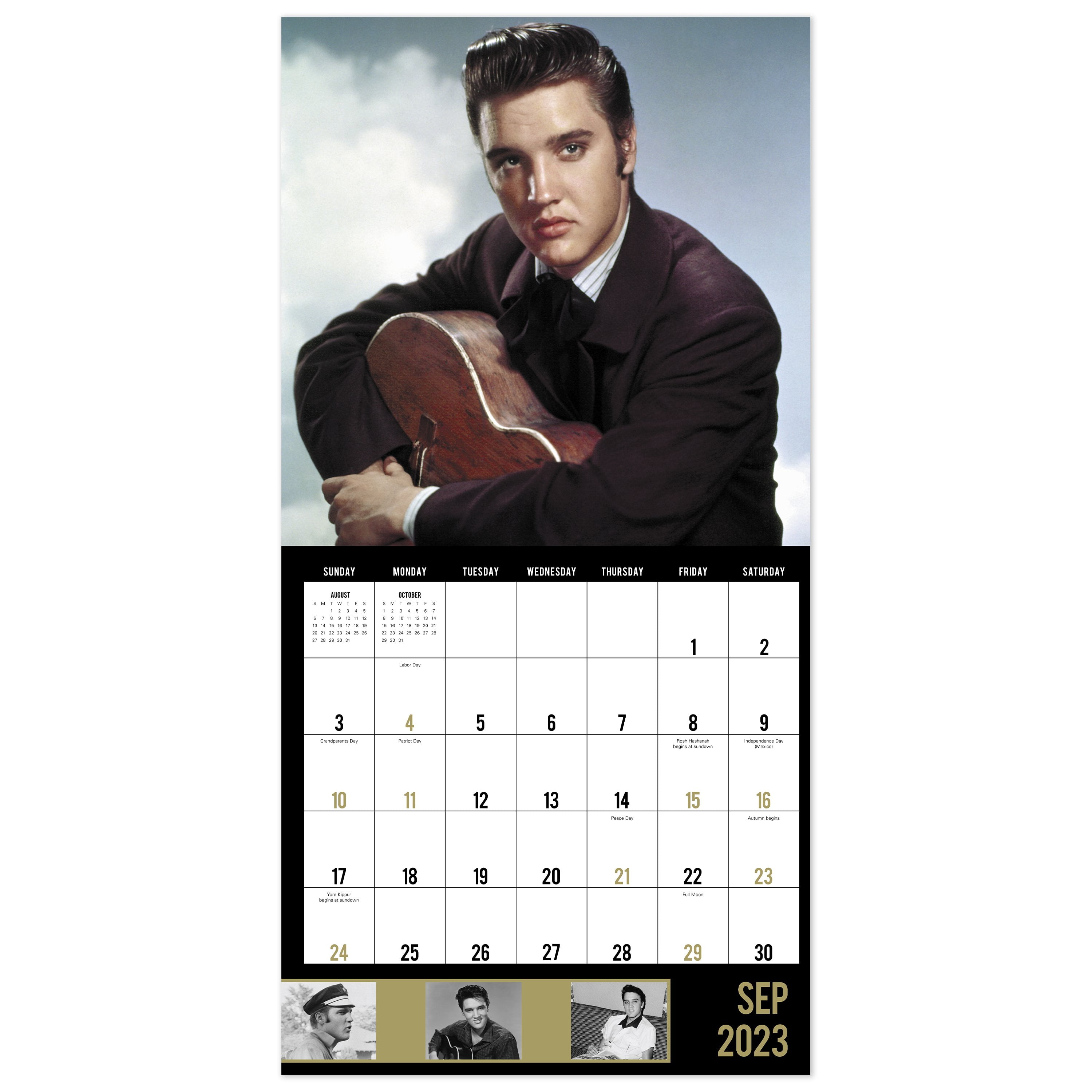2023 Wall Calendar, Elvis, 12" x 12" by Mead (WMD37328-23) - Walmart.com