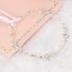 thumbnail image 4 of Cristal Artificial Perla Corona Novia Boda Diadema para Mujeres, Crystal Rhinestone Tocado Floral Accesorios para el Cabello Novia Cumpleaños Fiesta Boda Prom Fotografía (Silver), 4 of 4