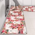 thumbnail image 2 of Kitchen Rugs Sets Of 2,Bichon Frise Dog and Pioneer Flower Anti Fatigue Kitchen Mat Rugs Non Slip Washable,Decorative Kitchen Floor Mats for Kitchen,Sink,Laundry,17"X47", 2 of 5