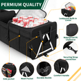 thumbnail image 2 of Cshidworld Car Trunk Organizer - 110L Car Storage Organizer with Built-In Leakproof Car Cooler, Collapsible Trunk Cargo Organizer for Car, SUV, Sedan, with 3 Base Panel, 2 of 7