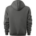 thumbnail image 4 of Athletic Hoodies for Men with Multi-Pockets Fleece Lined Long Sleeve Sweatshirts Button Pullover Solid Color Thermal Warm Workout Hoodie Tops, 4 of 5