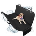 thumbnail image 2 of Active Pets - Funda para asiento de coche para perro para asiento trasero, duradera, antideslizante, resistente al agua, algodón 600D, hamaca 3 en 1, protector contra la suciedad, desprendim, 2 of 5