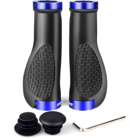 Poignées Guidon Vélo En Mousse - Noir - 22,2mm - Antidérapantes Et Confortables - Pour VTT, Route, BMX