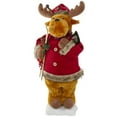 thumbnail image 4 of Northlight Lighted and Animated Musical Moose Christmas Figure - 24", 4 of 6