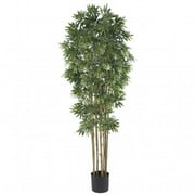 Nearly Natural 5045-NT 6 in. Bamboo Japanica Silk Tree