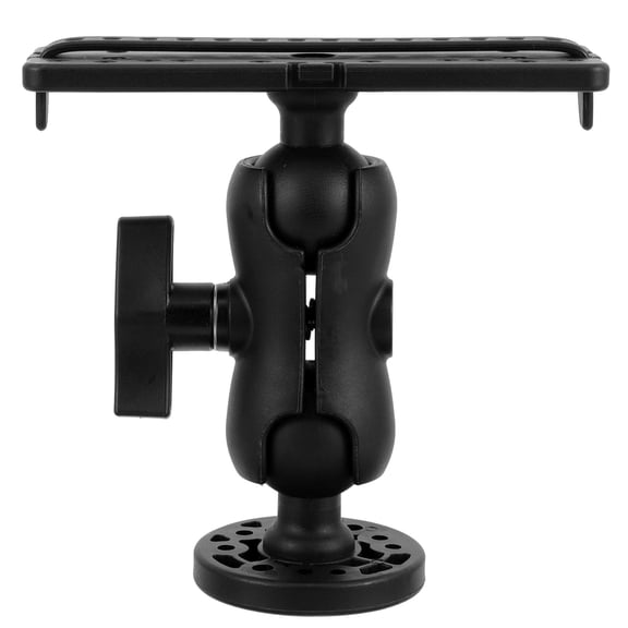 Beaupretty Swivel Fish Finder Mount Black for Boat and Kayak Easy Install