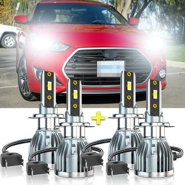 SHENKENUO H7 LED Headlight Bulbs 8000K Ice Blue | 55W 2-Pack For Hyundai Sonata 2011-2014 & More