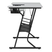Sew Ready Eclipse Sewing and Craft Table in Black / White