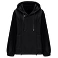 thumbnail image 3 of Maoxin Men Jacket Men's Fashion Solid Color Long Sleeve Hooded Casual Outwear Jackets Plus Size Jacket for Men , Black , M, 3 of 5