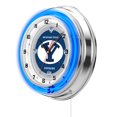 thumbnail image 2 of Brigham Young University 19" Double Neon Wall Clock, 2 of 5