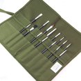 thumbnail image 4 of Bolsa Enrollable Multifuncional de Lona con 30 Agujeros para Bolígrafos, para Pintar Al Óleo, para Guardar Lápices, Papelería y Arte, 4 of 8