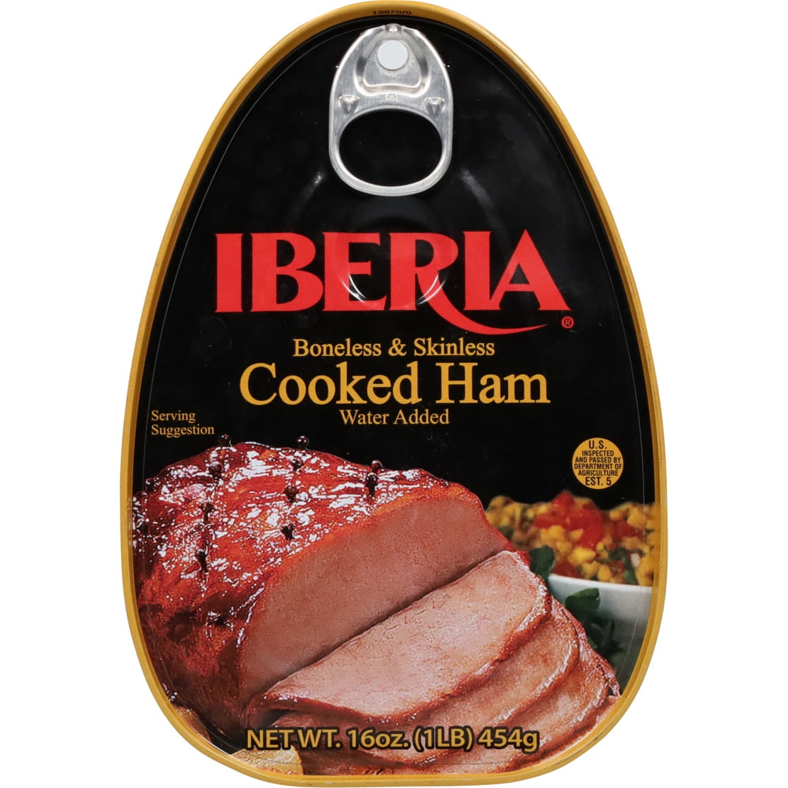 Iberia Boneless & Skinless Cooked Ham, 16 oz