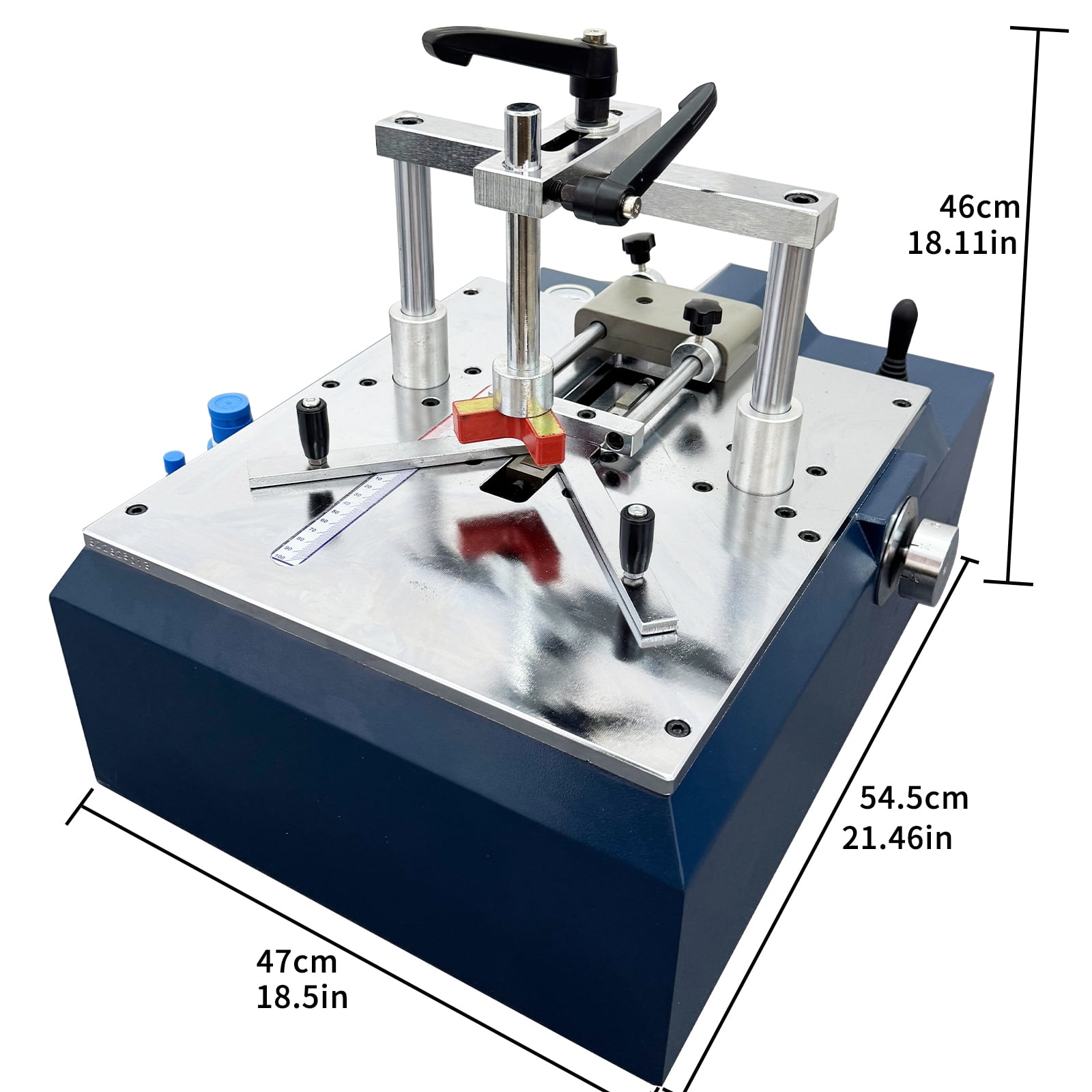 Desktop Pneumatic Picture Frame Nail Angle Machine Wood Frame Joining Machine Adjustable V Nailer