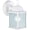 White, variant on Westinghouse Lighting 6468400 One-Light Exterior Wall Lantern, Antique Silver Finish on Steel with Clear Glass Panels