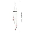 thumbnail image 4 of Gymnture christmas Solar Snowman Wind Chimes 7 Color LED Light Garden Decor, 4 of 10