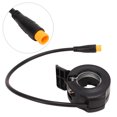 thumbnail image 4 of Thumb Thumb Throttle with Waterproof Connector Speed Control Thumb Accelerator 12V-72V for Drive Motor Electric Bike, 4 of 7