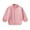 Pink, variant on PINQI Baby Loose Outwear Little/big Kids Boys and Girls Solid Color Zipper Long Sleeve Short Collar Winter Warm Coat Daily Lightweight Jackets