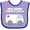 Lavender and Purple, variant on Inktastic My Mom Saves Lives Ambulance Boys or Girls Baby Bib