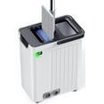 thumbnail image 2 of ADICOM Mop and Bucket Set | Auto-Spray Cleaning | Dirty Water Separation Keep Water Fresh | Flat Mop & Bucket with Scraper | 3X W, 2 of 9