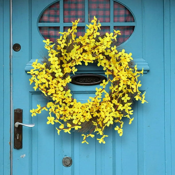 Guirnalda Artificial de Flores y Hojas para Colgar En La Pared, Ventana o Puerta, Decoración para El Hogar y Bodas