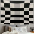 thumbnail image 2 of Orinice Checkerboard Pattern Tapestry Wall Hanging Unique Style Graphic Tapestries for Home Wall Decor Living Room Bedroom Apartment Dorm Farmhouse Decoration 40x30inch, 2 of 6
