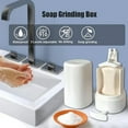 thumbnail image 3 of Bar Soap Grinder Solid Soapy Bar Grinding Box Holder Wall Mounted Crusher Mincer Refillable Soapy Bar Dispenser for Home, 3 of 6