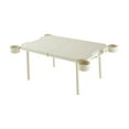 thumbnail image 4 of Mesa de camping plegable shamjiam con 4 portavasos diseño de asa, 4 of 8