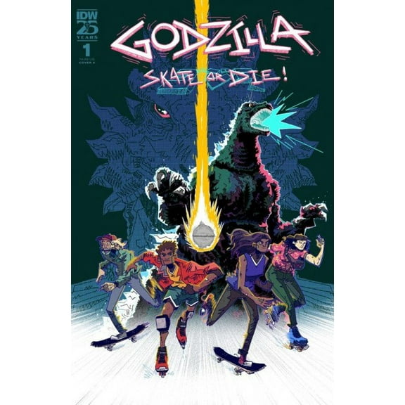 Godzilla: Skate or Die #1A VF ; IDW Comic Book
