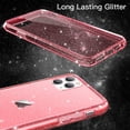 thumbnail image 3 of JETech Glitter Case for iPhone 11 Pro Max, 6.5-Inch, Bling Sparkle Shockproof Phone Bumper Cover, Cute Sparkly for Women and Girls (Red), 3 of 7