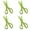Green, variant on 4Pcs Toddler Safety Scissors Ages 3-5, Plastic PreStudy Training Scissors with Blunt Tips Safe Craftss Supplies, Study Art Class, Paper Cutting Activities