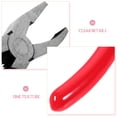 thumbnail image 4 of Supvox Heavy Duty Red Running Pliers for Glass Cutting with Curved Jaw Steel and Rubber Grip, 4 of 7
