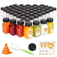 thumbnail image 1 of Botellas TOMNK, 105 unidades, 120 ml, reutilizables, con tapas, etiquetas y embudo, 1 of 7