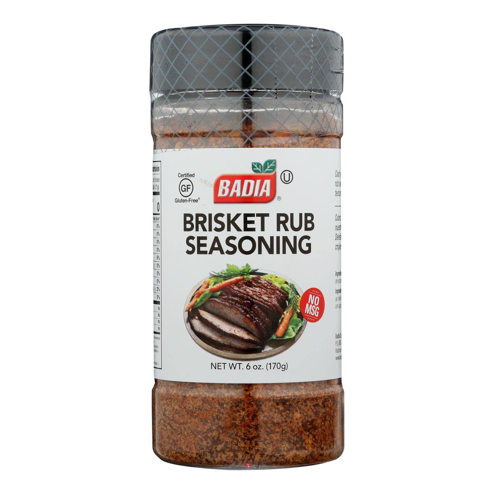 (6 Pack)Badia Brisket Rub Seasoning, 6 oz.