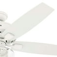 thumbnail image 3 of Hunter Fan Company Bennett 52" Indoor LED Light Ceiling Fan, Matte White, 3 of 8