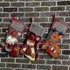 thumbnail image 5 of 3 medias navideñas con diseño de Papá Noel, muñeco de nieve y reno, compatibles con decoraciones navideñas, 5 of 5