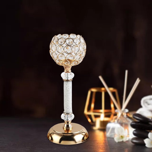 Portavelas romántico candelabro decoración escultura artesanía portavelas velas cónicas para aniversario comedor pilar vela mesa , *10*30 CM Colco Portavelas
