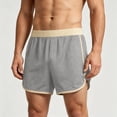 thumbnail image 2 of Asxite Plus Size Mens Pajamas Shorts Loose Breathable Solid Thin Casual Sleepwear, 2 of 7