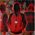 thumbnail image 4 of Sudadera con capucha de anime con estampado 3D, sudadera tipo pulóver, mono D Luffy, Ace, Sabo, Shanks, Law, traje de chándal de batalla, ropa de abrigo informal, 4 of 4