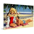 thumbnail image 2 of "Sun Protection" Painting Print on Wrapped Canvas, 2 of 7