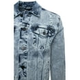 thumbnail image 3 of X RAY Jeans Mens Denim Jacket, Lt Denim, M, 3 of 6